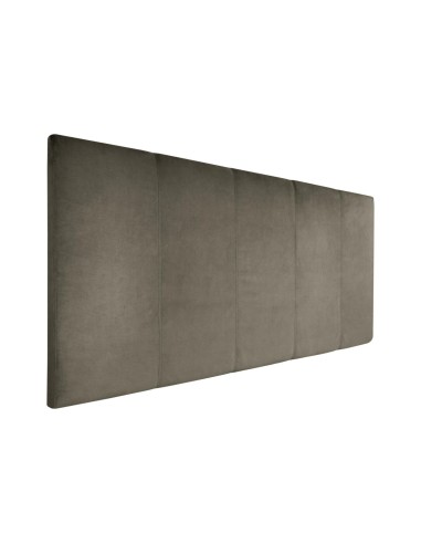 TESTIERA VELLUTO | Colore: Ebano | Cucitura: Righe | Dimensione: 180x80 cm
