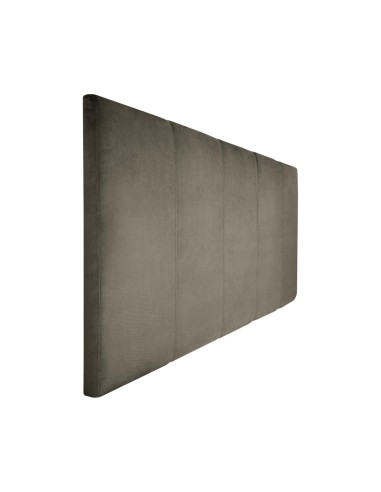 TESTIERA VELLUTO | Colore: Ebano | Cucitura: Righe | Dimensione: 180x80 cm