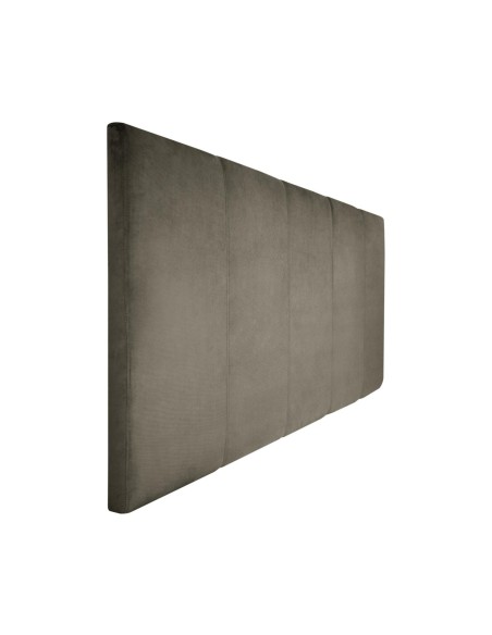 TESTIERA VELLUTO | Colore: Ebano | Cucitura: Righe | Dimensione: 180x80 cm