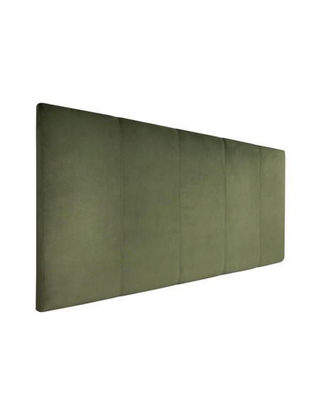 TESTIERA VELLUTO | Colore: Verde Bosco | Cucitura: Righe | Dimensione: 180x80 cm