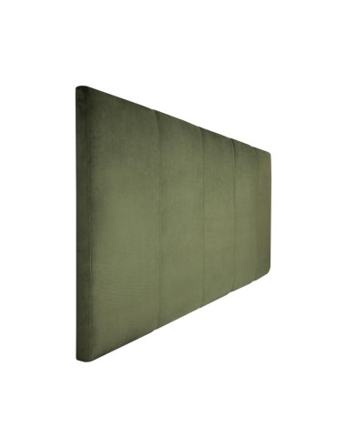 TESTIERA VELLUTO | Colore: Verde Bosco | Cucitura: Righe | Dimensione: 180x80 cm