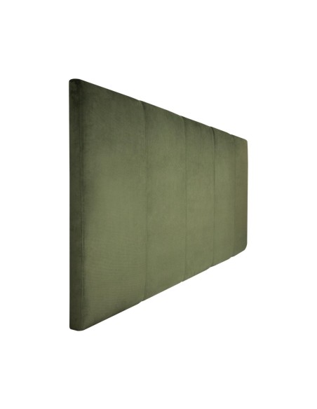 TESTIERA VELLUTO | Colore: Verde Bosco | Cucitura: Righe | Dimensione: 180x80 cm