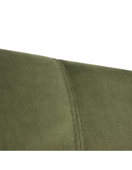 TESTIERA VELLUTO | Colore: Verde Bosco | Cucitura: Righe | Dimensione: 180x80 cm