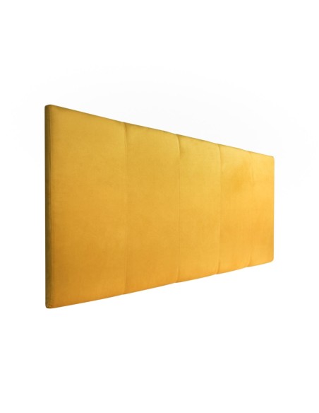TESTIERA VELLUTO | Colore: Ocra | Cucitura: Righe | Dimensione: 180x80 cm