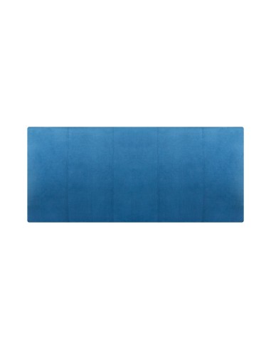 TESTIERA VELLUTO | Colore: Blu | Cucitura: Righe | Dimensione: 180x80 cm