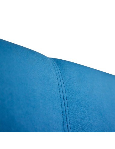 TESTIERA VELLUTO | Colore: Blu | Cucitura: Righe | Dimensione: 180x80 cm