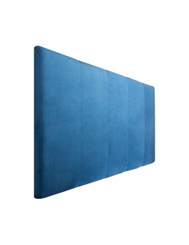 TESTIERA VELLUTO | Colore: Blu | Cucitura: Righe | Dimensione: 180x80 cm