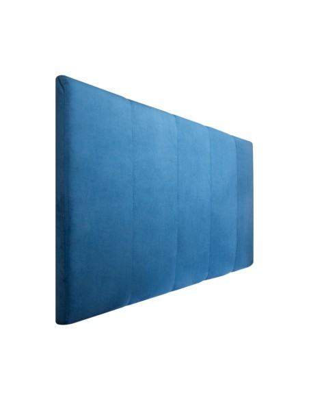 TESTIERA VELLUTO | Colore: Blu | Cucitura: Righe | Dimensione: 180x80 cm