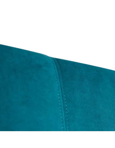 TESTIERA VELLUTO | Colore: Petrolio | Cucitura: Righe | Dimensione: 180x80 cm
