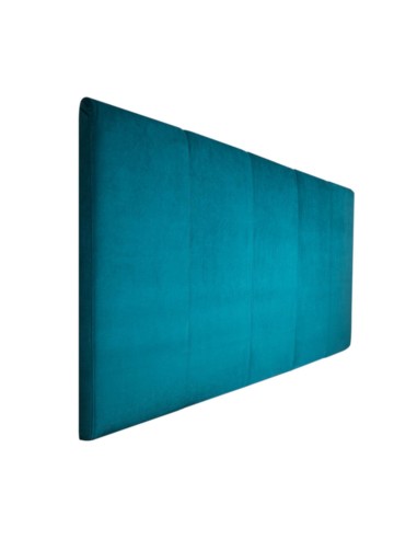 TESTIERA VELLUTO | Colore: Petrolio | Cucitura: Righe | Dimensione: 180x80 cm