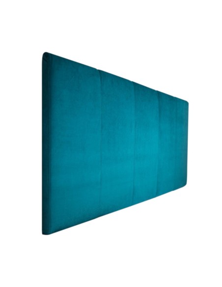 TESTIERA VELLUTO | Colore: Petrolio | Cucitura: Righe | Dimensione: 180x80 cm