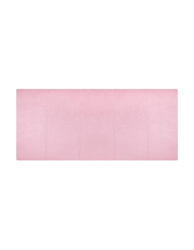 Testiera in Velluto | Rosa | Righe | 180X80 |