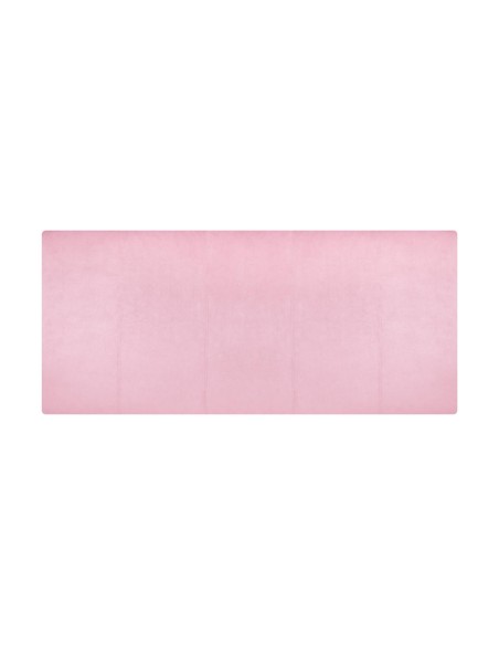 Testiera in Velluto | Rosa | Righe | 180X80 |