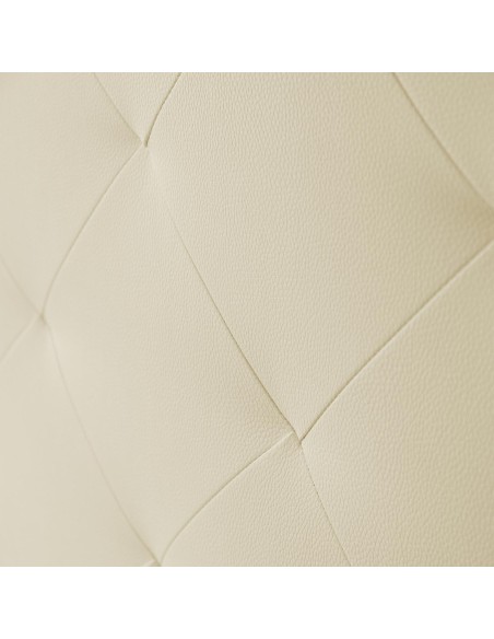 Testiera in Ecopelle | Avorio | Rombo | 160X60 |