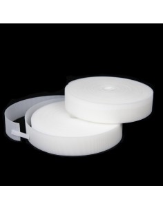 FLY TAPE | SET: 2 Rotoli 20 x 2 Metri | Larghezza: 4 cm | Colore: Bianco | Chiusura a Strappo