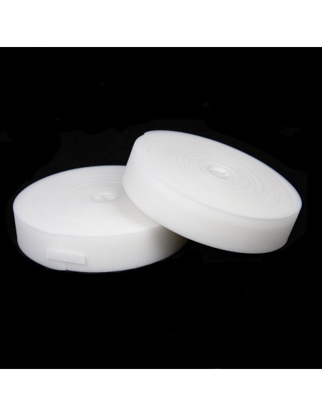 FLY TAPE | SET: 2 Rotoli 20 x 2 Metri | Larghezza: 4 cm | Colore: Bianco | Chiusura a Strappo