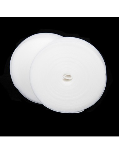 FLY TAPE | Chiusura a Strappo | 2 Rotoli 20 x 2 Metri | Larghezza: 4 cm | Colore: Bianco |