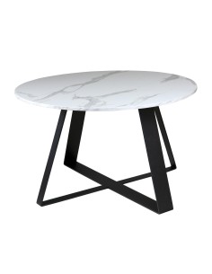 Tavolino KIMBA | Marmo Bianco | Dimensione Base: 61 cm | Altezza: 37 cm 2