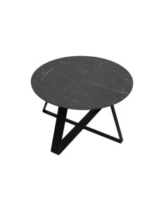 Tavolino KIMBA | Marmo Nero | Dimensione Base: 61 cm | Altezza: 37 cm