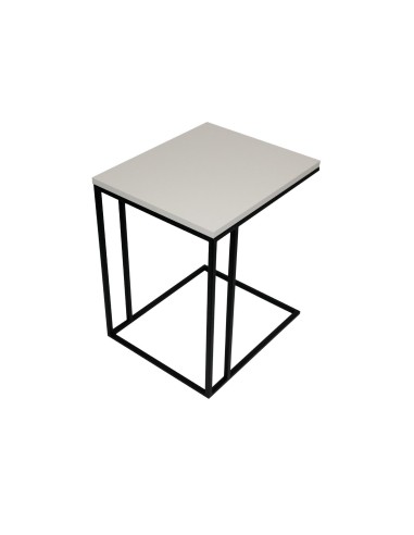 Tavolino WHISKY | Silk Grey | Servetto divano | Dimensione Base: 40x48 cm | Altezza 55 cm