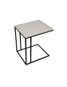 Tavolino WHISKY | Silk Grey | Servetto divano | Dimensione Base: 40x48 cm | Altezza 55 cm