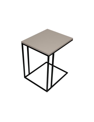 Tavolino WHISKY | Sand Grey | Servetto divano | Dimensione Base: 40x48 cm | Altezza 55 cm