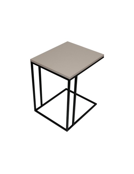 Tavolino WHISKY | Sand Grey | Servetto divano | Dimensione Base: 40x48 cm | Altezza 55 cm