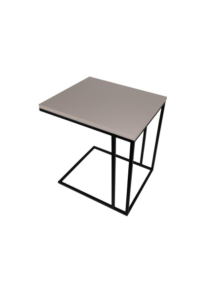 Tavolino WHISKY | Sand Grey | Servetto divano | Dimensione Base: 40x48 cm | Altezza 55 cm
