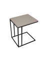 Tavolino WHISKY | Sand Grey | Servetto divano | Dimensione Base: 40x48 cm | Altezza 55 cm