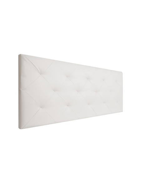 TESTIERA | Spalliera in Ecopelle | Colore Surf Ice | Cuciture Rombi | Dimensioni L.160 H.60