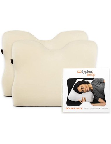 P17 x Dyplon | FEDERE per cuscino Dyplon Bridge | DOUBLE PACK (2 pezzi) | 100% cotone naturale non riciclato | Colore Beige |