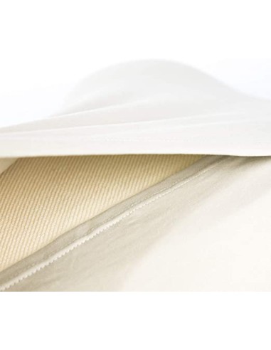 P17 x Dyplon | FEDERE per cuscino Dyplon Bridge | DOUBLE PACK (2 pezzi) | 100% cotone naturale non riciclato | Colore Beige |