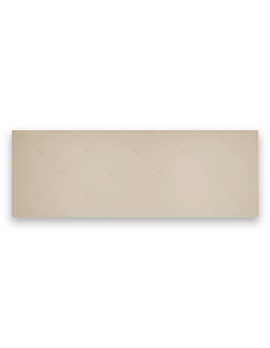 TESTIERA | Spalliera in Ecopelle | Colore Caramello | Cuciture Rombi | Dimensioni L.160 H.60 |