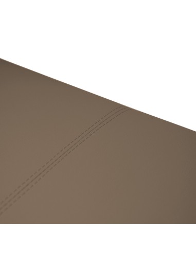 TESTIERA | Spalliera in Ecopelle | Colore Taupe | Cuciture Righe | Dimensioni L.180 H.80 |