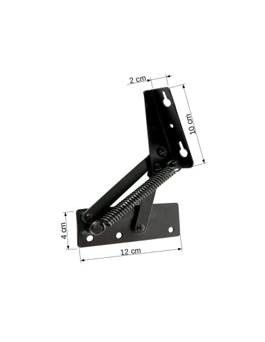 ALZA POUF Meccanismo | Meccanismo a molla per Pouf Contenitore | SET: 1 pz. movimento DX, 1 pz. movimento SX