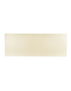 TESTIERA | Spalliera in Ecopelle | Colore Avorio | Cuciture Righe | Dimensioni L.160 H.60 2