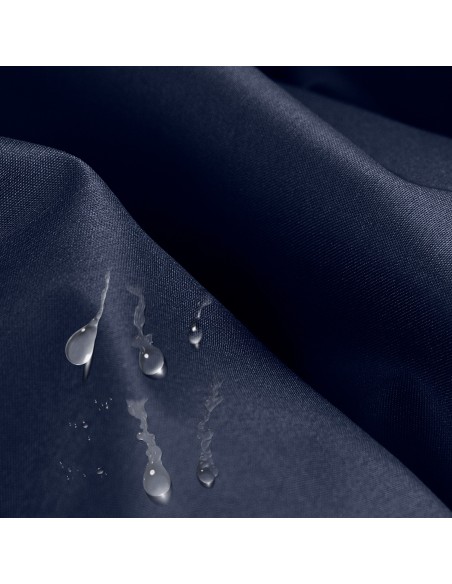 KRIS | Tessuto Impermeabile | Colore Blu | Lunghezza Personalizzabile | Altezza 140 cm | Ecopelle Waterproof da Esterno