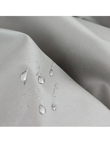 KRIS | Tessuto Impermeabile | Colore Grigio | Lunghezza Personalizzabile | Altezza 140 cm | Ecopelle Waterproof da Esterno