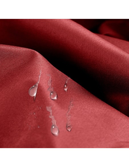 KRIS | Tessuto Impermeabile | Colore Rosso | Lunghezza Personalizzabile | Altezza 140 cm | Ecopelle Waterproof da Esterno |