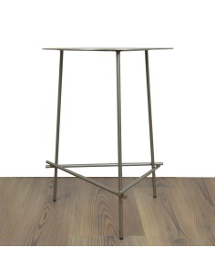 Tavolino AKELA | Colore: Metallic Grey | Dimensione Base: 37 cm | Altezza 49 cm 2