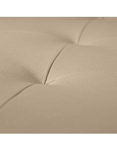 TESTIERA | Spalliera in Ecopelle | Colore Caramello | Cuciture Rombi | Dimensioni L.180 H.80 2
