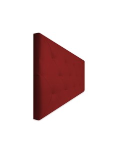 TESTIERA | Spalliera in Ecopelle | Colore Rosso | Cuciture Rombi | Dimensioni L.180 H.80 2