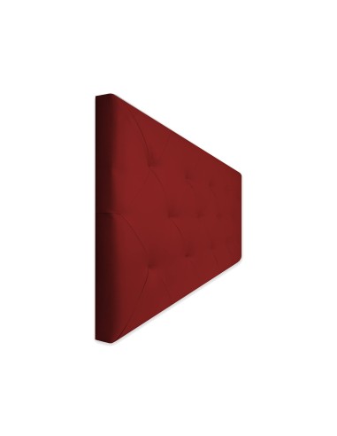 TESTIERA | Spalliera in Ecopelle | Colore Rosso | Cuciture Rombi | Dimensioni L.180 H.80 |