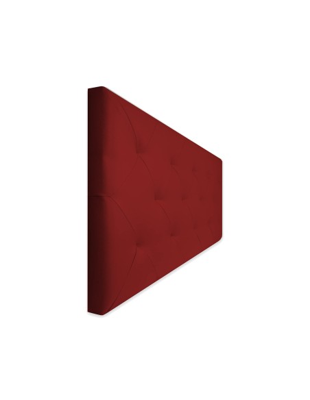 TESTIERA | Spalliera in Ecopelle | Colore Rosso | Cuciture Rombi | Dimensioni L.180 H.80