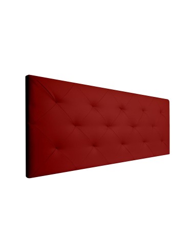 TESTIERA | Spalliera in Ecopelle | Colore Rosso | Cuciture Rombi | Dimensioni L.180 H.80