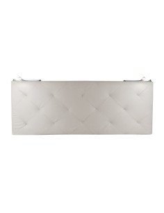 TESTIERA | Spalliera in Ecopelle con 2 Lampade a Led Touch | Colore Surf Ice | Cuciture Rombi | Dimensioni L.180 H.80 2