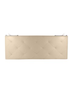 TESTIERA | Spalliera in Ecopelle con 2 Lampade a Led Touch | Colore Caramello | Cuciture Rombi | Dimensioni L.180 H.80 2