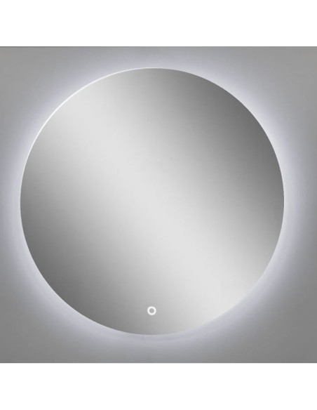 SP18 | Specchio a LED Rotondo | Luce Naturale | Accensione Touch | 90x90cm |