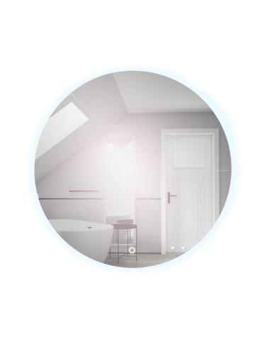 SP18 | Specchio a LED Rotondo | Luce Naturale | Accensione Touch | 90x90cm |