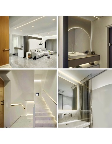 PROFILO FLEX COB | Profilo LED flessibile | Luce: Calda | Dimensioni: Lunghezza 5 m - Spessore 3 mm